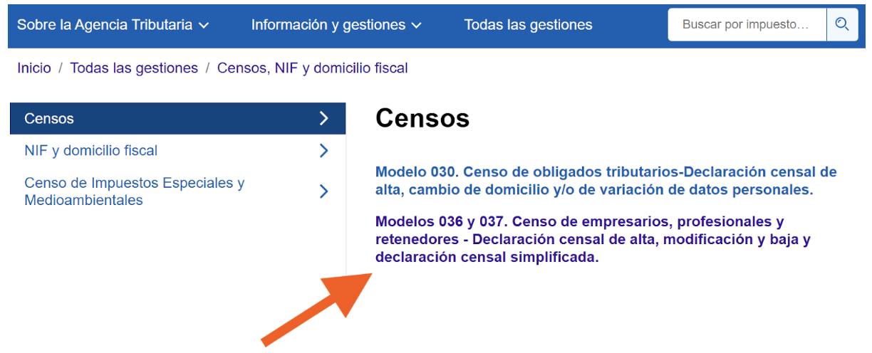 censo y modelos