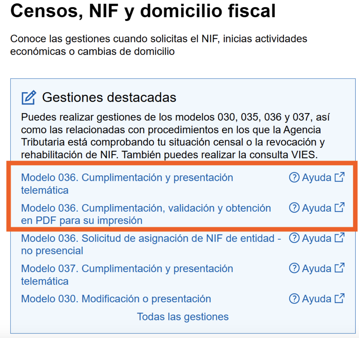 censos nif y domicilio fiscal