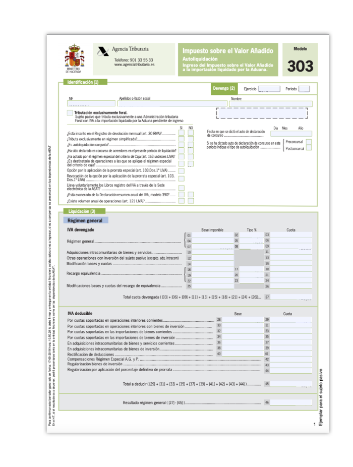 Modelo 303 guía para autónomos