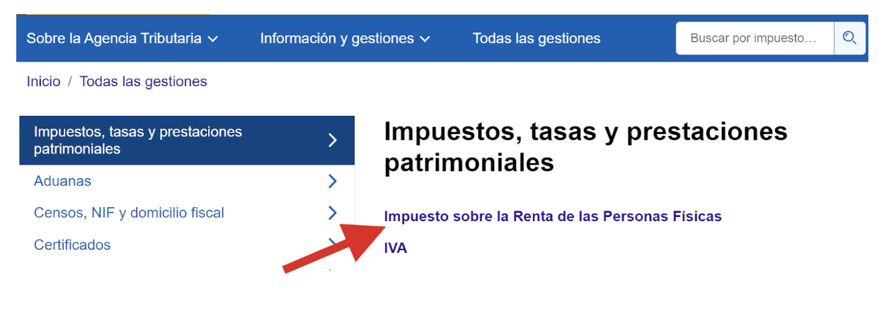 Impuesto sobre la renta de las personas físicas