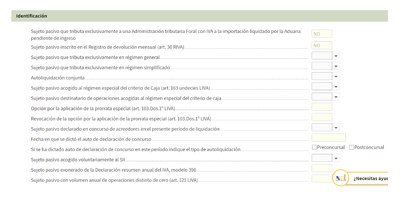 identificacion del modelo 303