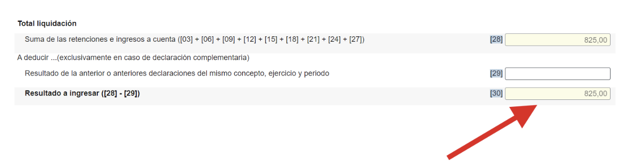 resultado final del modelo 111