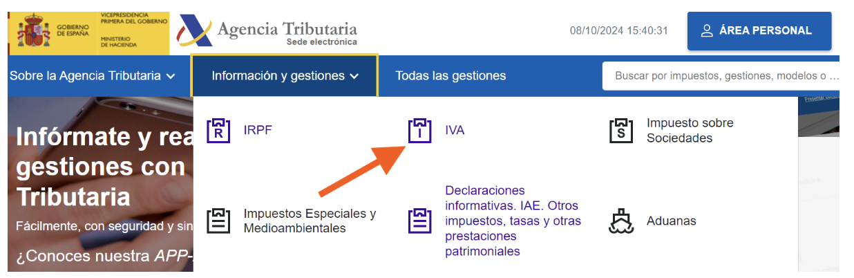 Información y gestiones excel