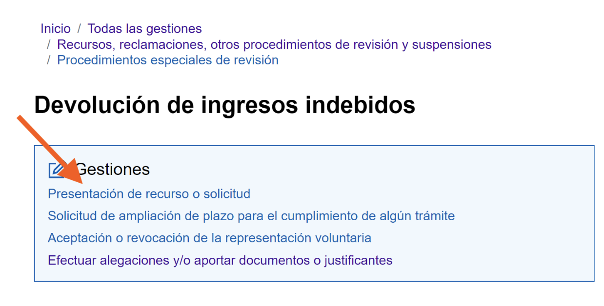 devolucion ingresos indebidos modelo 115