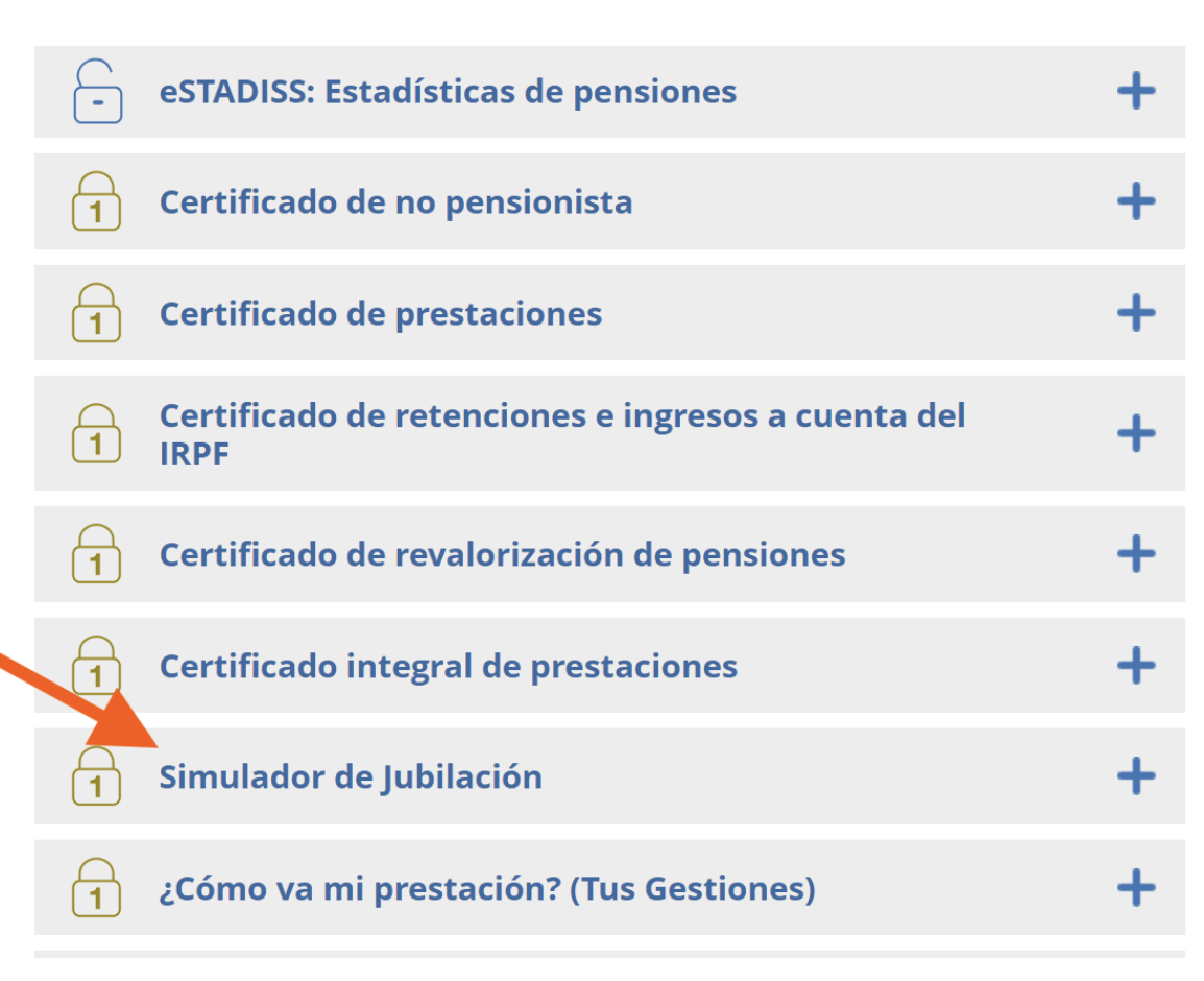 simulador de jubilación