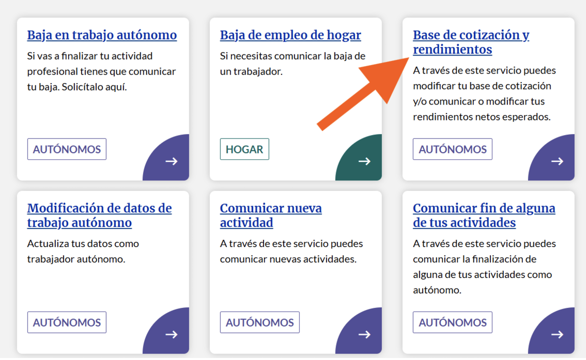 base cotizacion y rendimiento