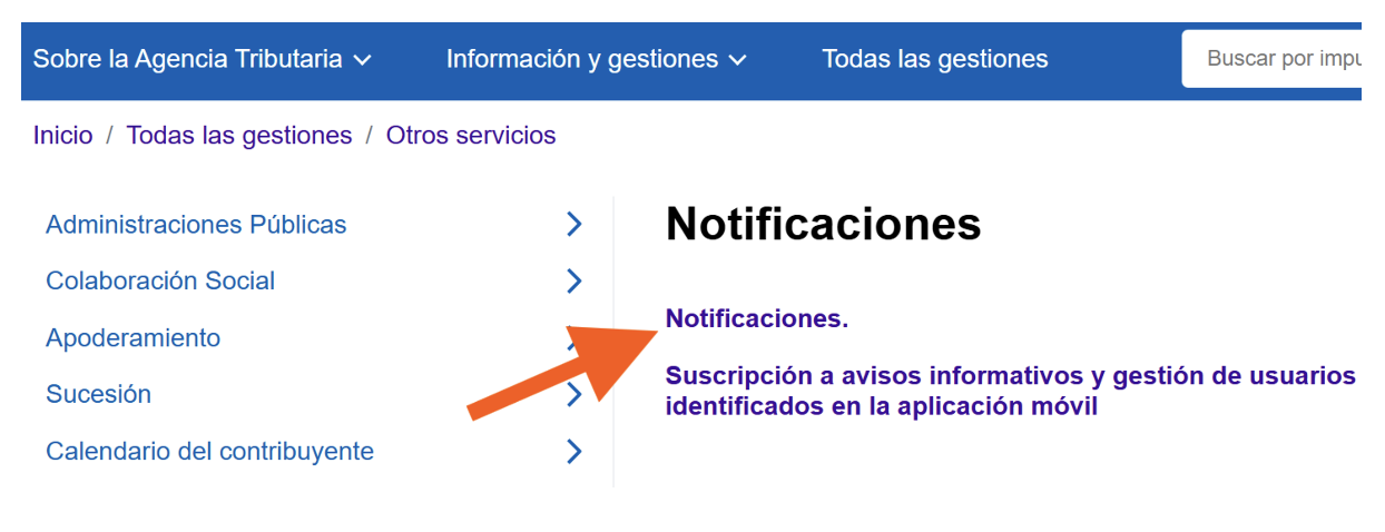 notificaciones hacienda