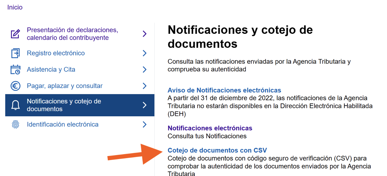 notificaciones y cotejo notificaciones hacienda