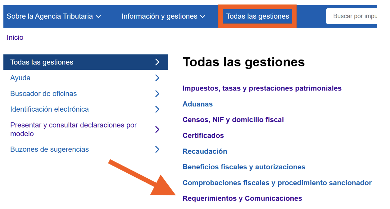 requerimientos y notificaciones notificaciones hacienda